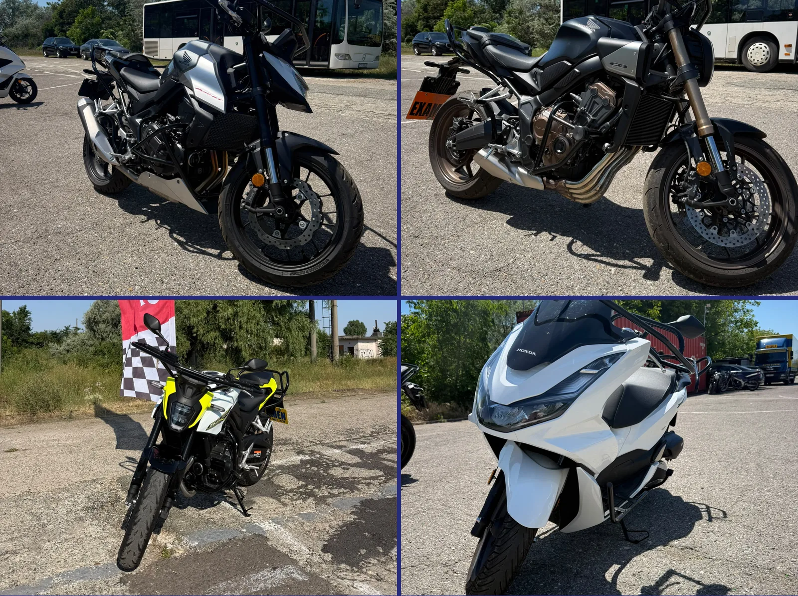 Motociclete Honda din parcul auto: Hornet, CB650R, CB125 și scuter PCX — Auto Euxin Constanța
