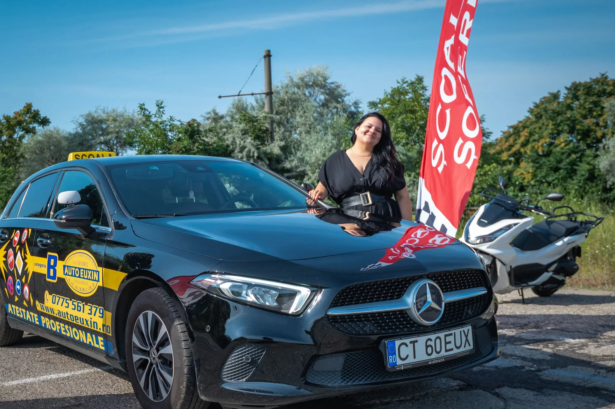 Mercedes CT 60 EUX, mașină de școală Auto Euxin categoria B — Constanța