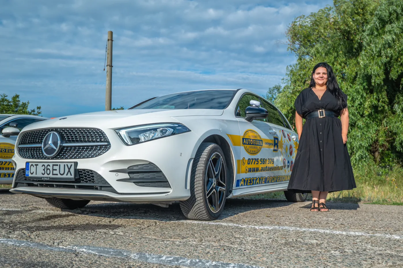 Mercedes categoria B — vedere frontală