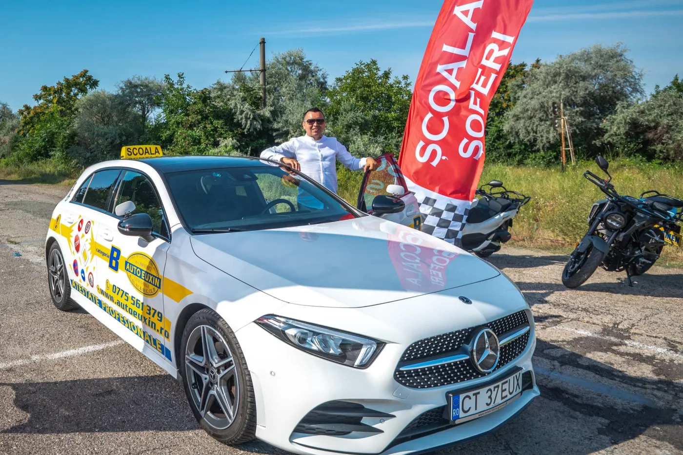 Mercedes categoria B — parc auto școală de șoferi